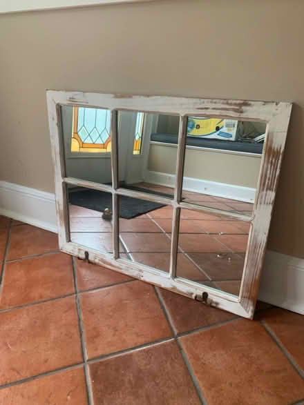 Photo of free Rustic Hall Mirror with Hooks (Cottageville, South Brunswick) #4