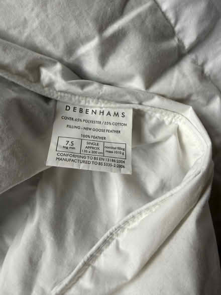 Photo of free Single Duvet 10.5 tog (RG7 1gx) #2