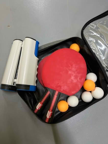 Photo of free Table tennis set x4 rackets, balls (E3 / Victoria Park) #2