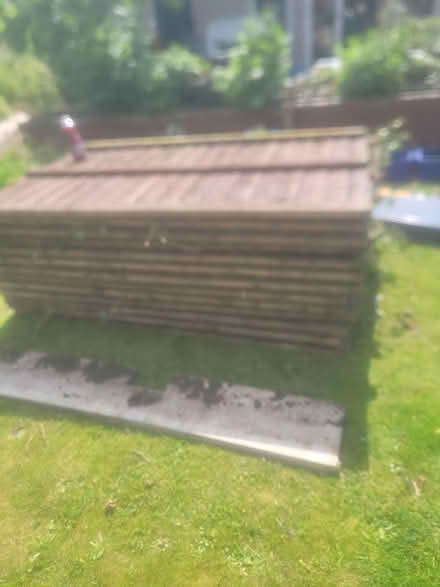 Photo of free 13 6x4 closeboard fence panels (Warrington) #1