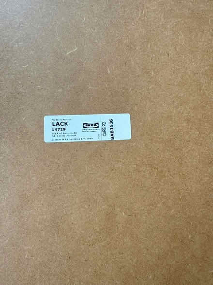 Photo of free Square black ikea lack table (Allestree, DE22) #3