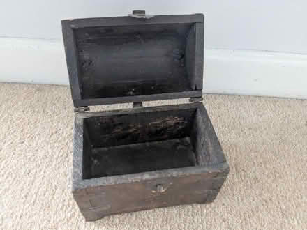 Photo of free Small wooden chest (Merton) #4
