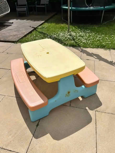 Photo of free Kids Garden Picnic Table (Whitelea NE23) #1