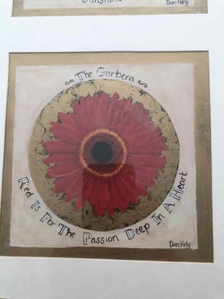 Photo of free Framed Gerbera artwork (SG4 Hitchin) #4