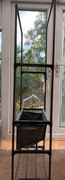 Photo of free Plastic frame clothes rack (Awsworth) #2