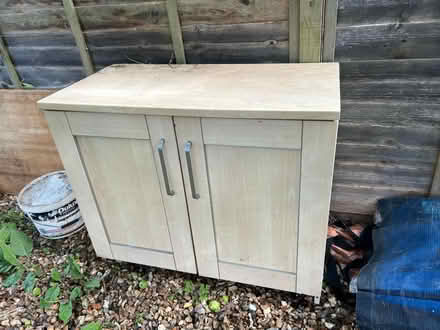 Photo of free Light brown wooden cabinet (Wallingford (OX10)) #1