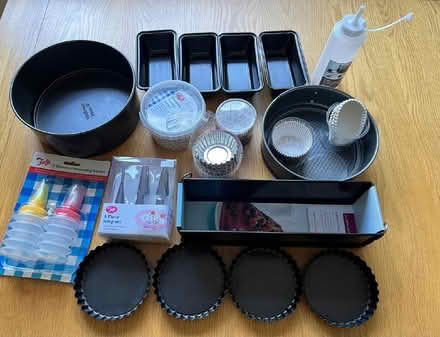 Photo of free Set of various baking moulds and bits (Twyford RG10) #1