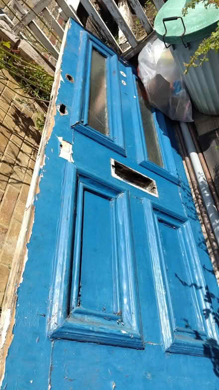 Photo of free Old Solid Wood Door (SW11 5) #3