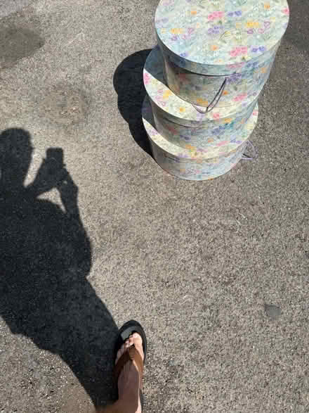 Photo of free 3 hat boxes (Warden Hill GL51) #3