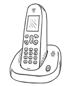 Photo of Cordless house phone set (Bolstone HR2) #1