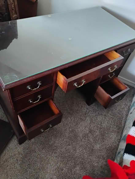 Photo of free 7-drawer wooden desk (Tumwater) #1
