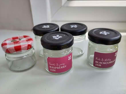 Photo of free 5 tiny jam jars (Henleaze Ward BS9) #1