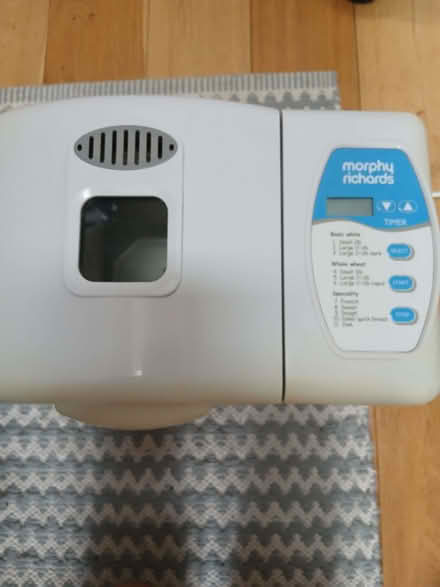 Photo of free Morphy Richards breadmaker working (Wargrave RG10) #1