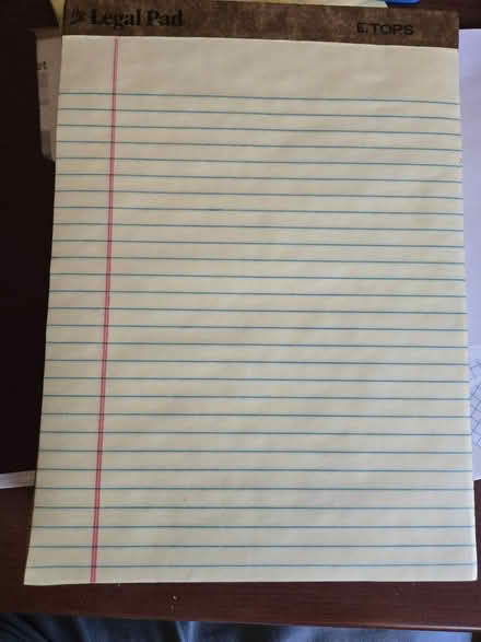 Photo of free 12 wide ruled legal pads (El Sobrante) #1