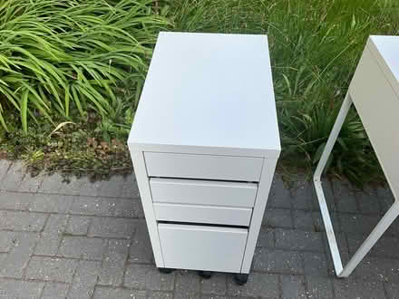 Photo of free IKEA Micke file Cabinet/Drawer set (Crown Wood RG12) #1