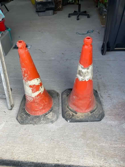 Photo of free Warning cones ,heavy, “Big Foot” (St Just TR19) #1