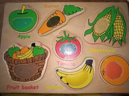 Photo of free fruits wooden toy puzzle (Saint Philip's S1) #1