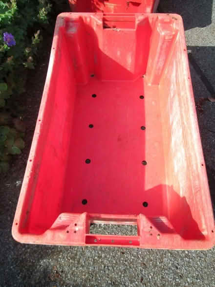 Photo of free Three tall format nest and stack fish boxes (Llanystumdwy LL52) #2