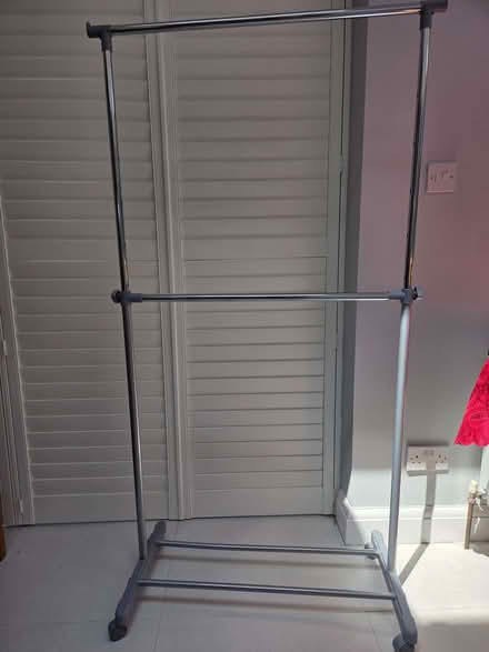 Photo of free Grey/chrome clothes rail (Barkingside IG5) #1