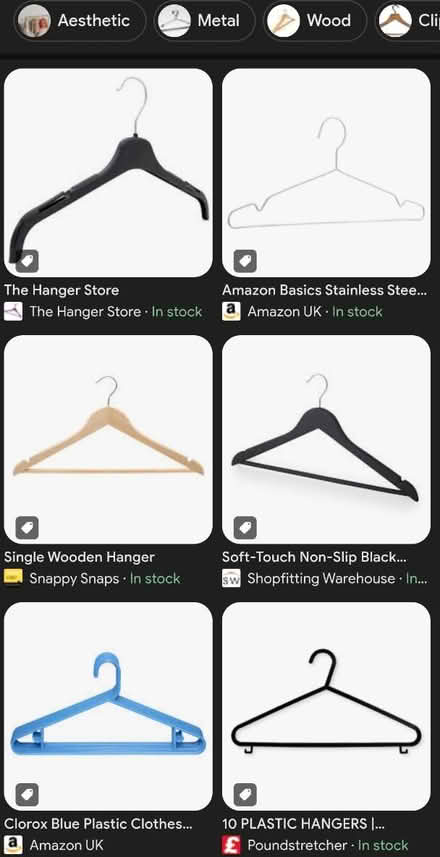 Photo of Clothing hangers (E9) #1