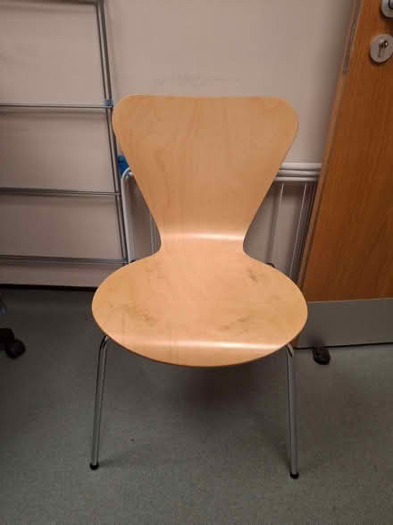 Photo of free 37 stackable ply chairs (The Hockering GU22) #1