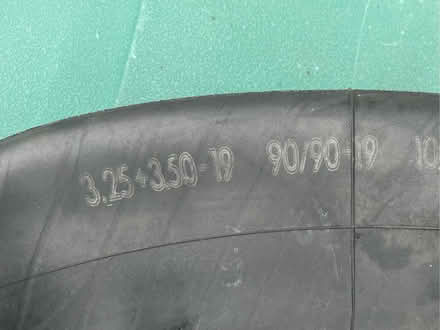 Photo of free Motorcycle inner tube and tape (AB24) #1