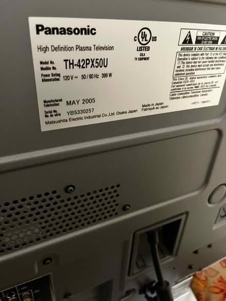 Photo of free Panasonic Flat Screen (Flemington) #3