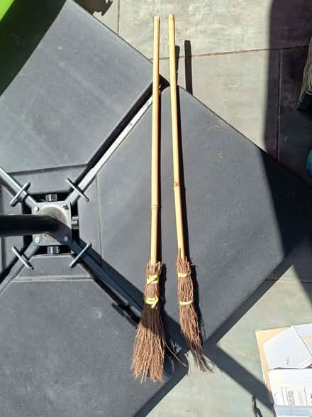 Photo of free 2 x kids broomsticks for witch dressing up or Halloween (Gleneagles area, Wboro NN8) #1