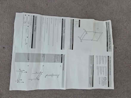 Photo of free Grey/chrome clothes rail (Barkingside IG5) #2