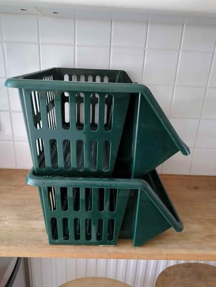 Photo of free Plastic stacking storage (Twickenham TW2) #3