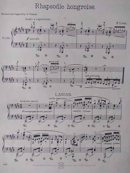 Photo of free 2 pieces Piano Sheet Music by Lizt (Barford, near Warwick) #2