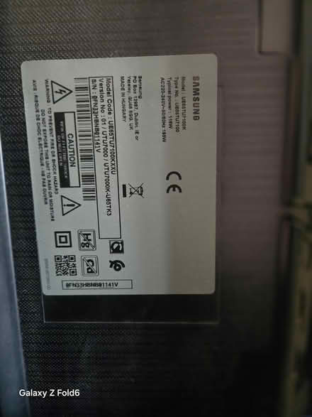 Photo of free Samsung TV for spares or repair (south ealing W5) #3