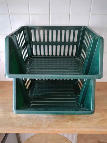 Photo of free Plastic stacking storage (Twickenham TW2) #1