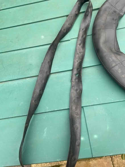 Photo of free Motorcycle inner tube and tape (AB24) #3