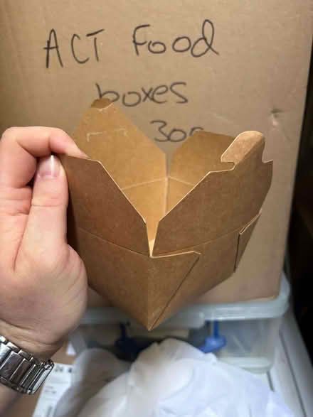 Photo of free Small takeaway food boxes (approx 300) (Oxford OX1) #1