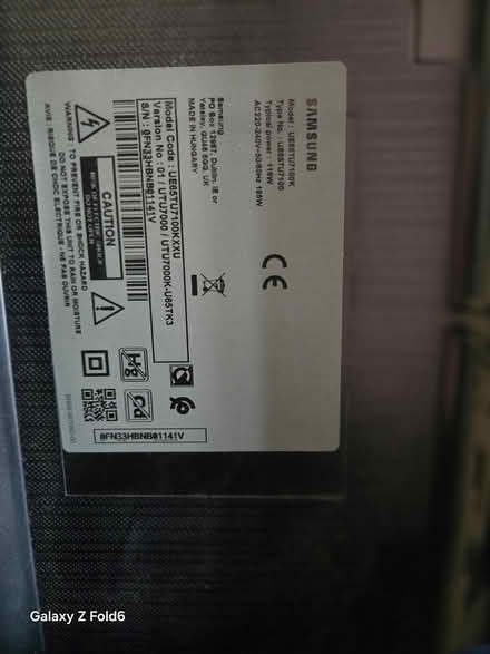 Photo of free Samsung TV for spares or repair (south ealing W5) #2