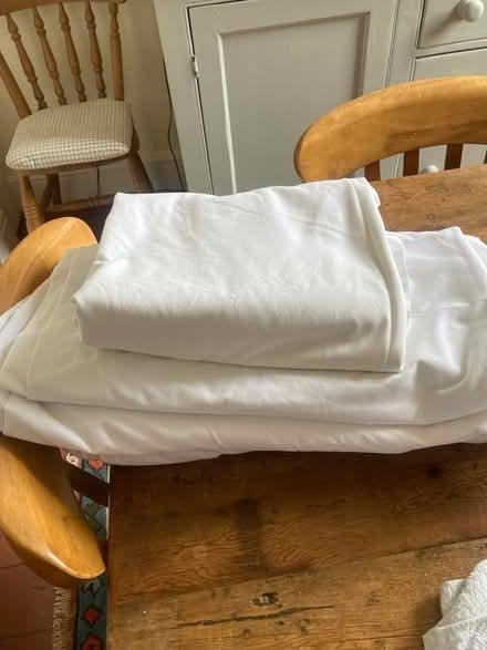 Photo of free White cotton bedding (Belle Vue SY3) #1