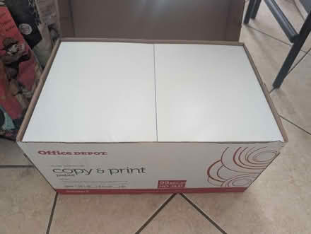 Photo of free Full box of letter size paper (77091) #1