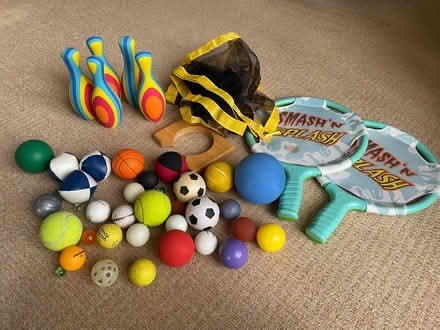 Photo of free Assorted balls etc (Galgate LA2) #1
