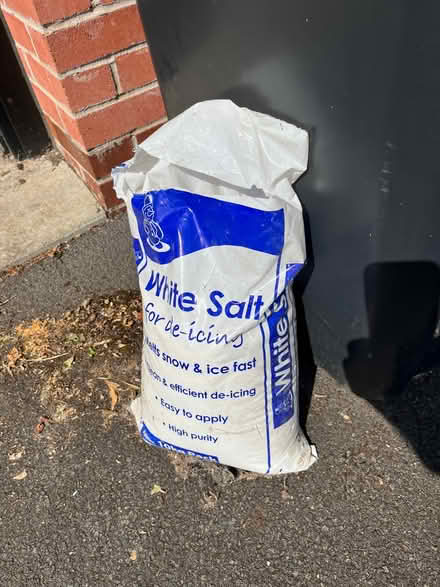 Photo of free White salt for icy paths etc (Harlow Fields DE22) #1