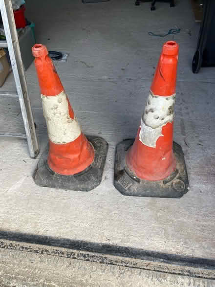 Photo of free Warning cones ,heavy, “Big Foot” (St Just TR19) #2