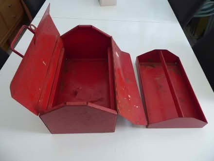 Photo of free Small, old metal toolbox (Motspur Park SW20) #1