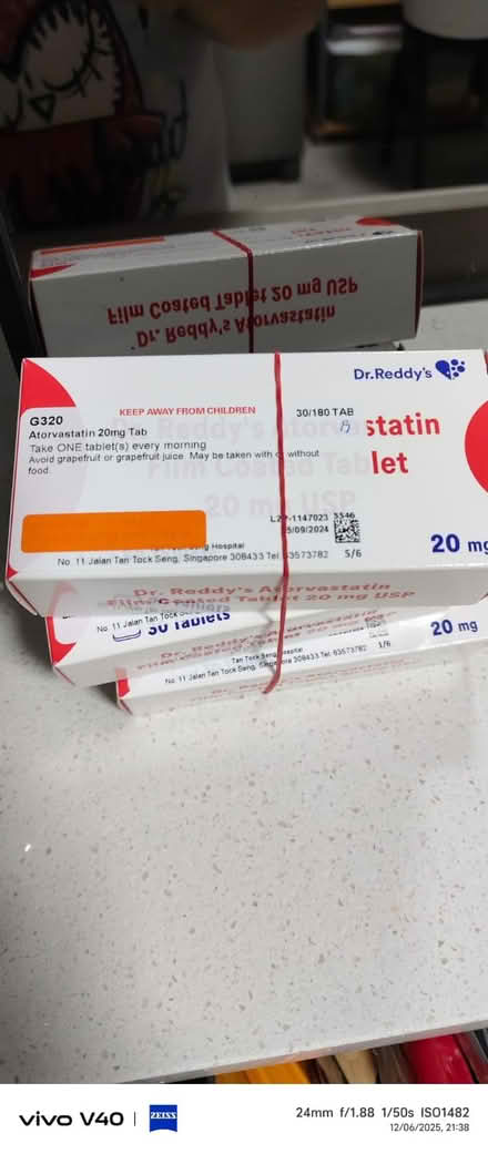 Photo of free cholesterol medication (Mattar MRT station) #1