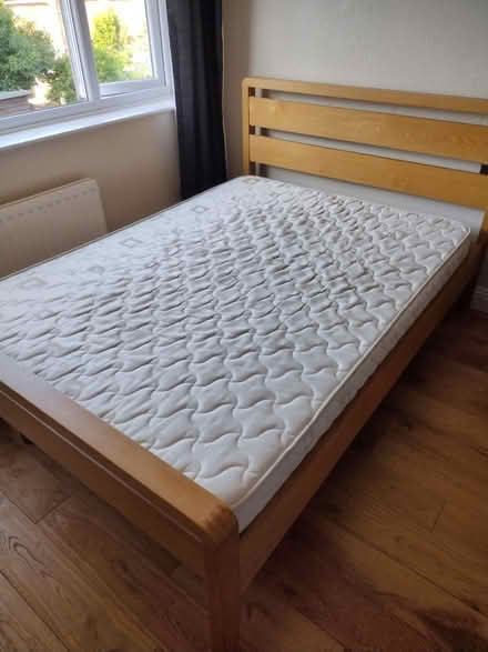 Photo of free Queen Bed & Foam Mattress (Wellesbourne, CV35) #1
