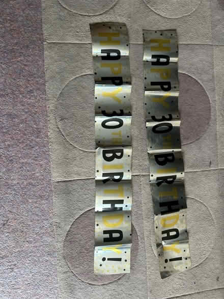 Photo of free 30th Birthday banners (OX44UE OX4) #1