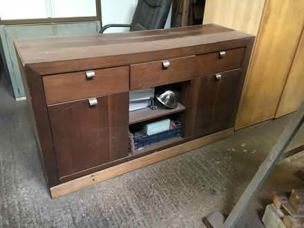 Photo of free Old Wood sideboard (Stapeley, CW5) #1
