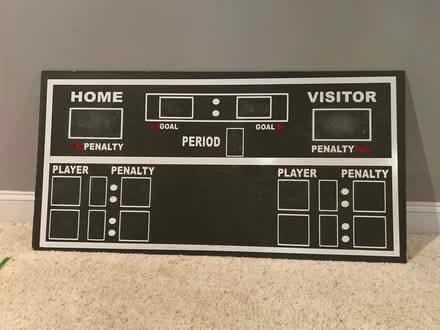 Photo of free Chalkboard Hockey Scoreboard (Brambleton) #1