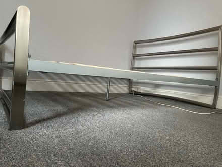 Photo of free Solid double bed and mattress (DE24) #2