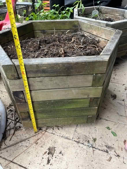 Photo of free Set of TWO wooden planters (N6 Highgate High Street) #1