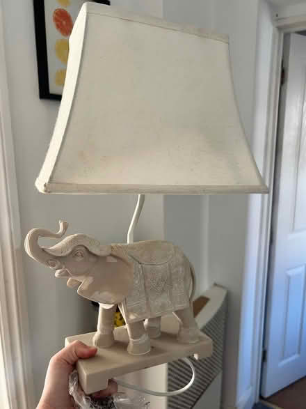 Photo of free Elephant lamp, missing a tusk (Cowplain PO8) #1